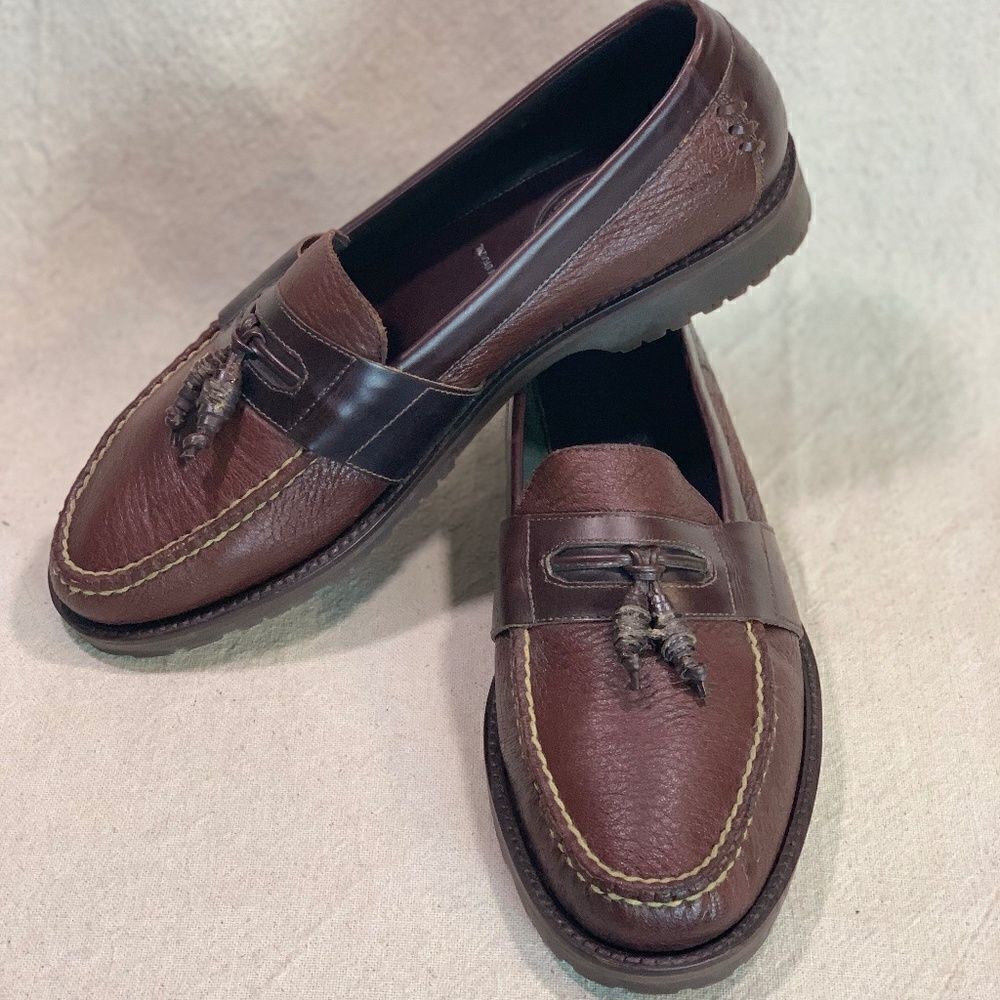 H.S. Trask Tassel Loafers Mens Size 9.5M - Picture 6 of 16